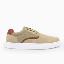 Pegasus Wide Fit Lace Shoe with Canvas Trim - MJ115